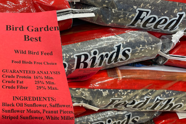 Our custom bird seed