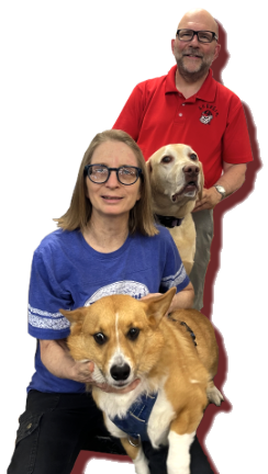 Chris, Robin, and Dogs